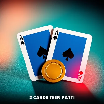 2 Cards Teen Patti in the GoExch9 phone layout
