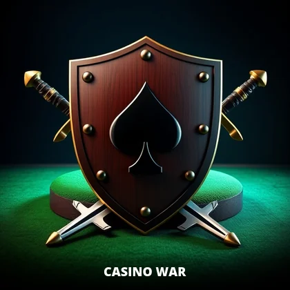 GoExch9 Casino War two-card table