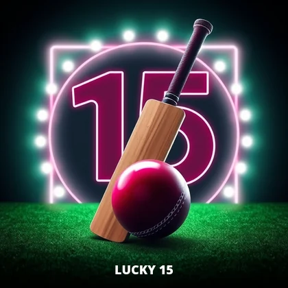 Lucky 15 draw game on GoExch9