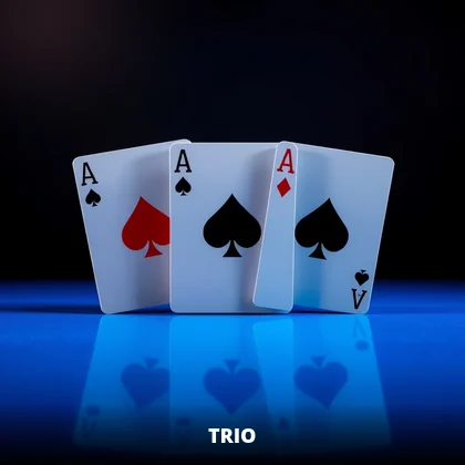 Trio three-card game at GoExch9
